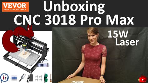 Unboxing Cnc Pro Max Vevor W Laser Youtube