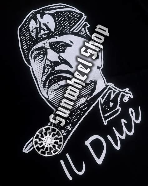 Benito Mussolini T Shirt Sunwheel Shop