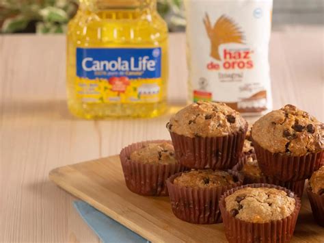 Muffins De Banana Recetas Canola Life