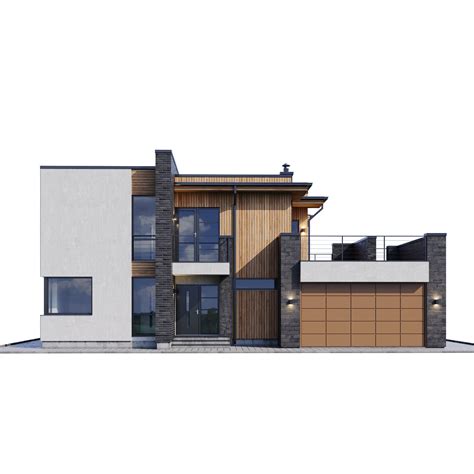 Modern house with floor plans 3D model | CGTrader