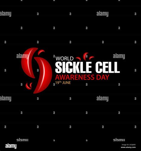 World Sickle Cell Day Background Banner Card Poster Template The