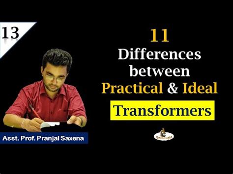 L Ideal Vs Practical Transformer In Hindi Transformer Series Youtube