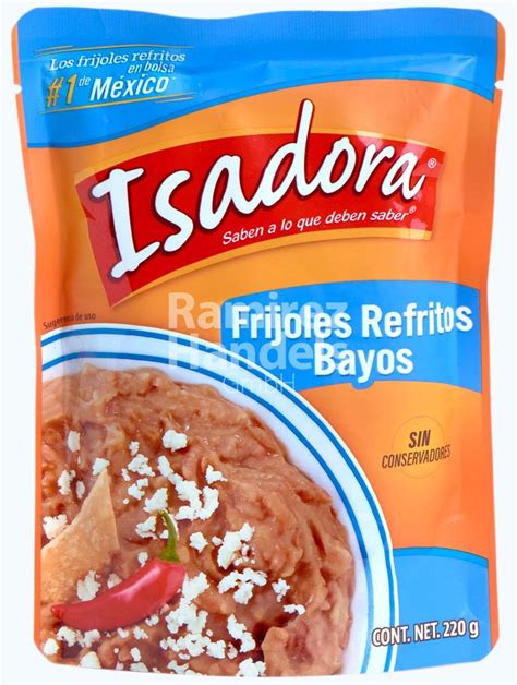 Helles Bohnenmus Frijoles Refritos Bayos Isadora 220 G KLEIN MHD 31