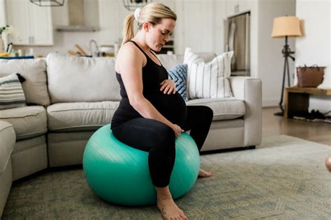 How To Use A Birthing Ball Baby Chick