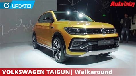 Volkswagen Taigun Walkaround Auto Expo 2020 Youtube