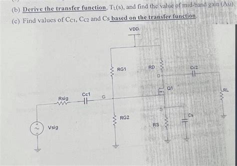 Solved The Following Circuit Shows A Discrete Common Chegg