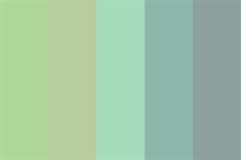 Aesthetic Green Color Palette