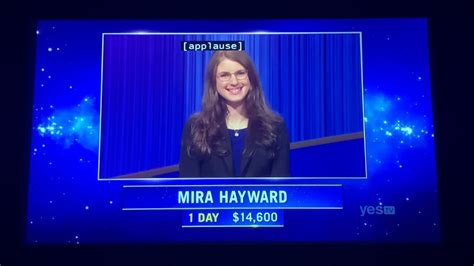 Jeopardy Intro Mira Hayward Day Youtube