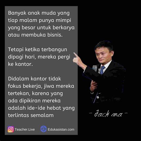 20 Kata Kata Bijak Jack Ma Yang Penuh Makna Dan Inspiratif