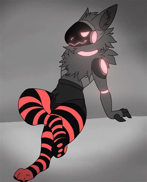 A Drawing That My Friend Made Of My Fursona In Thigh Highs R Protogen