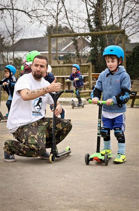 Southbourne Infant School Scooter Day Team Rubicon