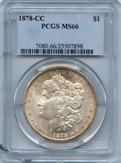 1878 Cc Morgan Silver Dollar Pcgs Ms66 American Rare Coin And Bullion