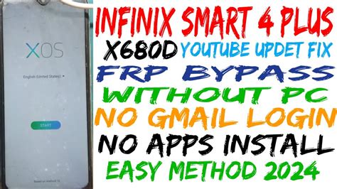 Infinix Smart Plus X D Frp Lock Bypass Without Pc Youtube