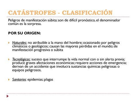 CATÁSTROFES Y DESASTRES ppt descargar