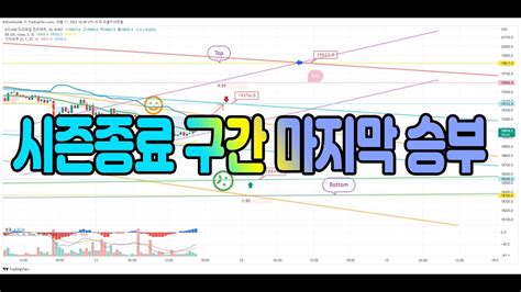 비트코인 시즌종료구간 마지막 승부 알트코인리플 이더리움업비트빗썸바이빗바이낸스비트코인가이드차트분석 이더리움