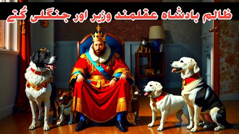 Zalim Badshah Aqal Mand Wazir Aor Jangli Kuttay Moral Story In Urdu