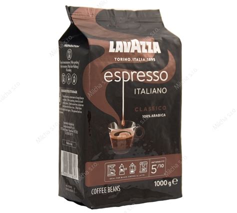 Zrnková káva Lavazza Italiano Espresso Classico 1000g