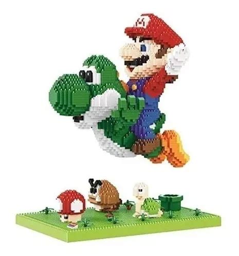 Rompecabezas D Mario Y Yoshi Armable Block Mercadolibre