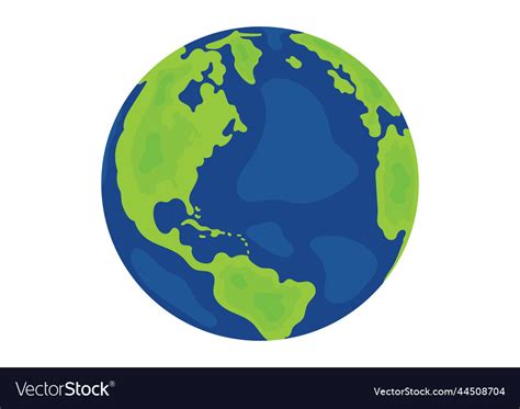 Planet earth Royalty Free Vector Image - VectorStock