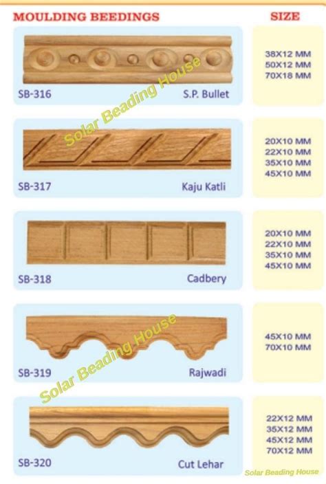 Teak Wood Beading Moulding At Rs 25 Feet Wooden Moulding In