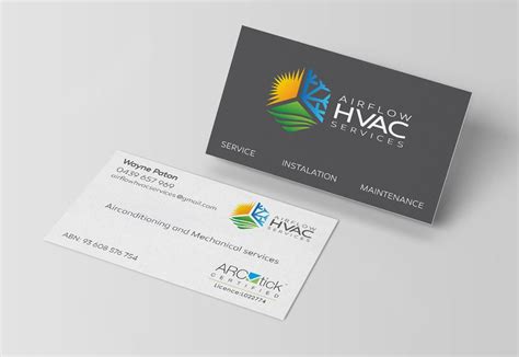 Hvac Business Card Template – PARAHYENA