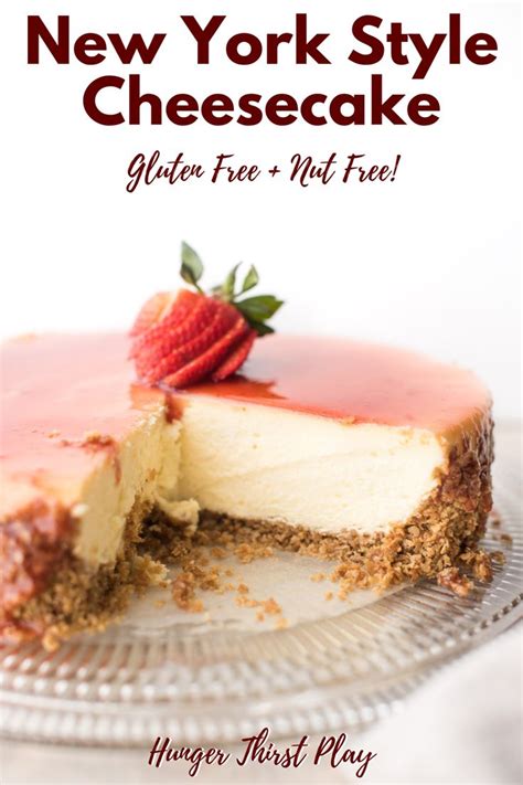 New York Style Cheesecake Gluten Free Nut Free Recipe Gluten Free