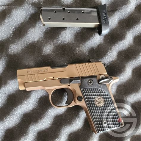 Sig Sauer P238 Emperor Scorpion With SigLite 380 ACP New Caza Guns