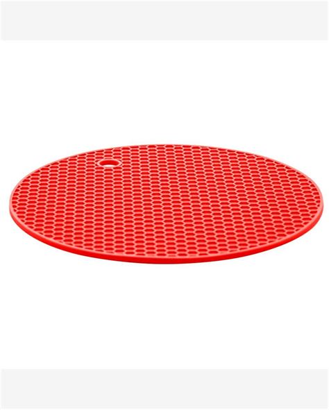 Riachuelo Descanso Para Panela Redondo De Silicone Vermelho 18Cm