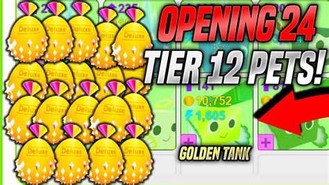 Opening Tier Pets In Pet Simulator Billion Coins Roblox