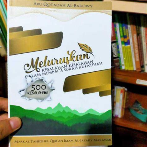 Jual Buku Meluruskan Kesalahan Kesalahan Dalam Membaca Surah Al Fatihah