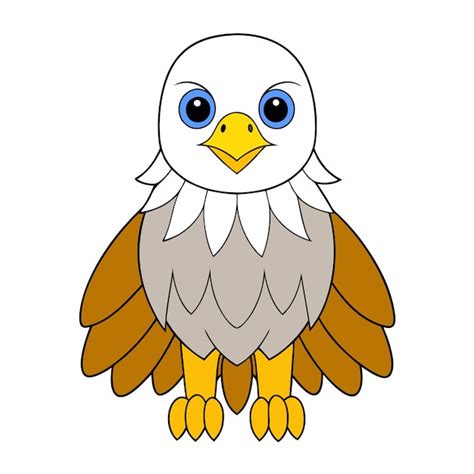 Eagles Vector Illustration Cartoon Clipart Line Art Design For Graphic