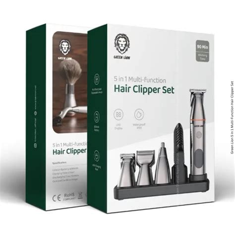 Green Lion In Multi Function Hair Clipper Set Best Price Fast