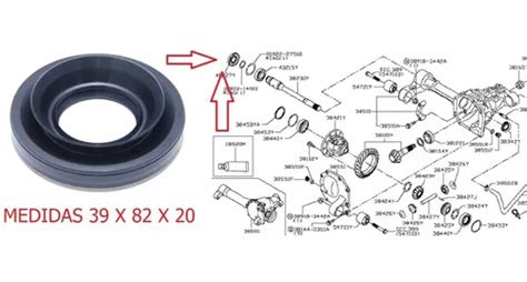 Retentor Eixo Diferencial Dianteiro Direito Nissan Frontier