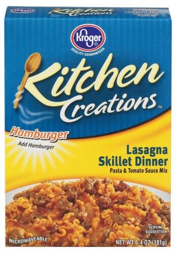 Kroger Skillet Meals Lasagna 6 4 Oz Ralphs