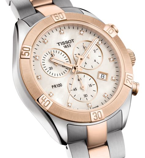 Tissot T101 917 22 116 00 PR 100 Sport Chic Lady Chrono Zegarek Damski