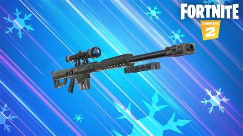 Fortnite F Te Hivernale Jour Le Fusil De Sniper Lourd Est De