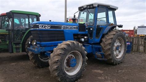 1992 Ford 8730 Powershift 4wd Tractor Drawbar 2 Spool Valves