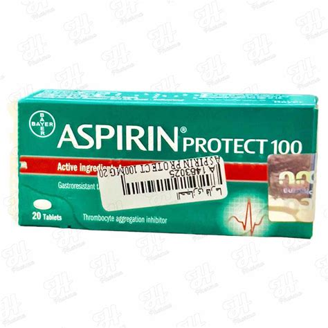 Aspirin 100mg 20 Tab