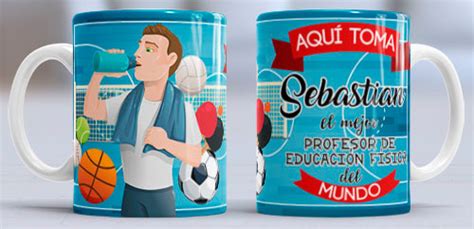 Profesor de Educación Física Taza personalizada AMM Personal e