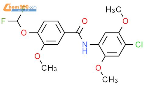 723253 51 8 N 4 Chloro 2 5 Dimethoxy Phenyl 4 Difluoromethoxy 3