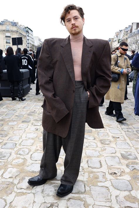 Cole Sprouse's Colossal Suit Is the Best Thing From Paris Fashion Week