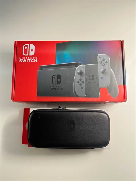 Konsola Nintendo Switch V Gb Szara Gry Karta Pami Ci Etui