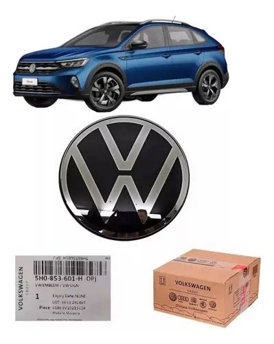 Emblema Da Grade Dianteira Vw Nivus Acc