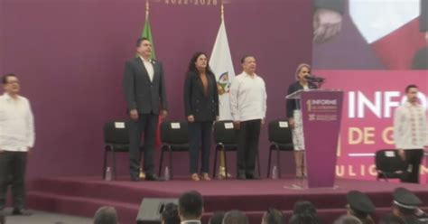 Julio Menchaca Rinde Primer Informe Como Gobernador De Hidalgo