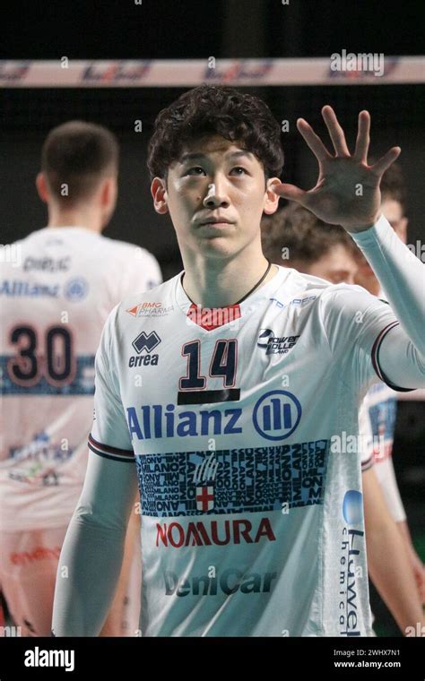 Padova Italy 11th Feb 2024 YUKI ISHIKAWA POWERVOLLEY MILANO