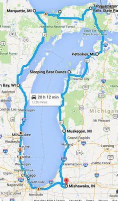 Lake Michigan Circle Tour Map | Living Room Design 2020