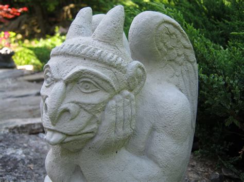 Gargoyle Statue Concrete Garden Statue Gothic Creature