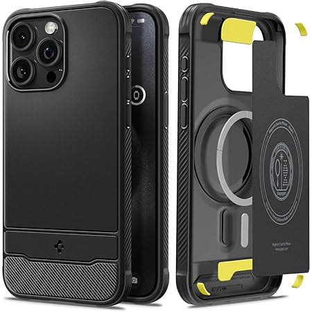 Spigen Coque Pour Iphone Pro Rugged Armor Magfit Compatible Avec