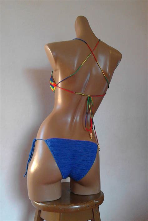 Corola S Artesanales Bikini Multicolor Tri Ngulos