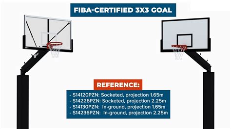 Fiba Certified 3x3 Basketball Goal S14120pzn S14130pzn S14226pzn